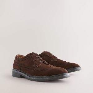 VER252 Brown Longwing Brogue Shoes