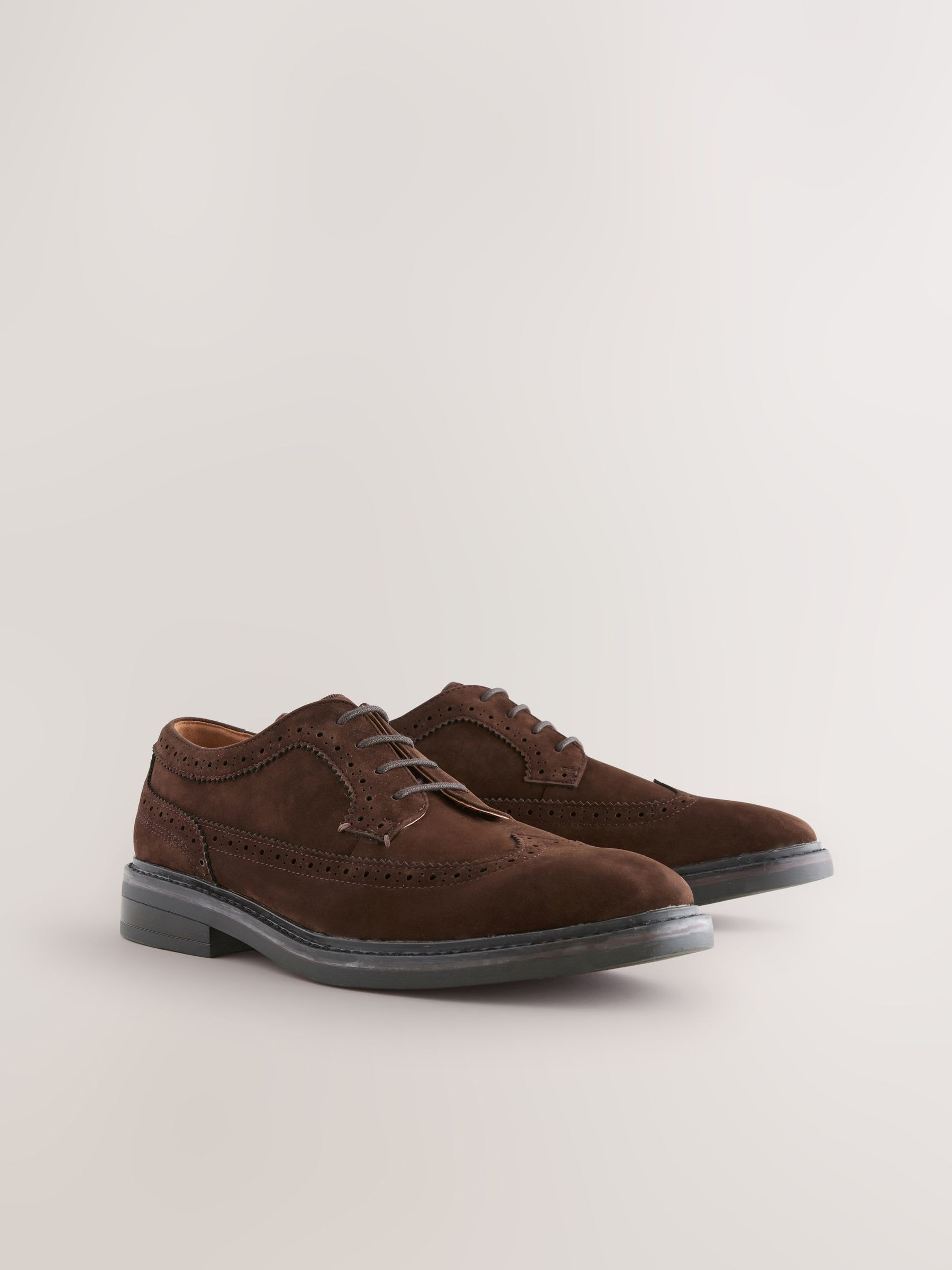 VER252 Brown Longwing Brogue Shoes