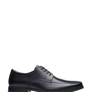 VER249 Black Standard Fit (G) Leather Howard Walk Shoes