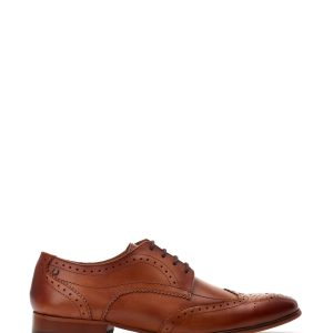 VER246 London Tan Brown Barbera Lace Up Brogue Shoes
