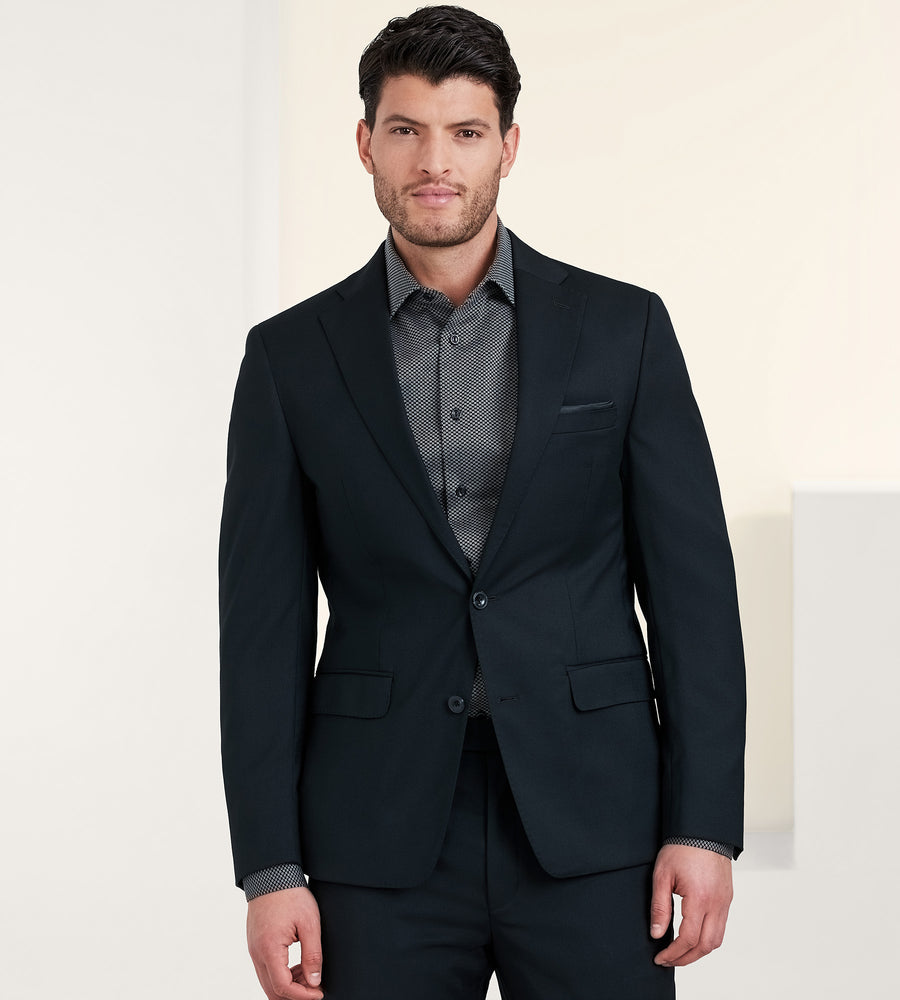 VER262 Slim Fit Stretch Solid Suit
