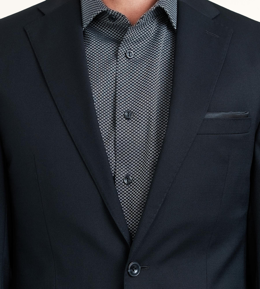 VER262 Slim Fit Stretch Solid Suit - Image 2
