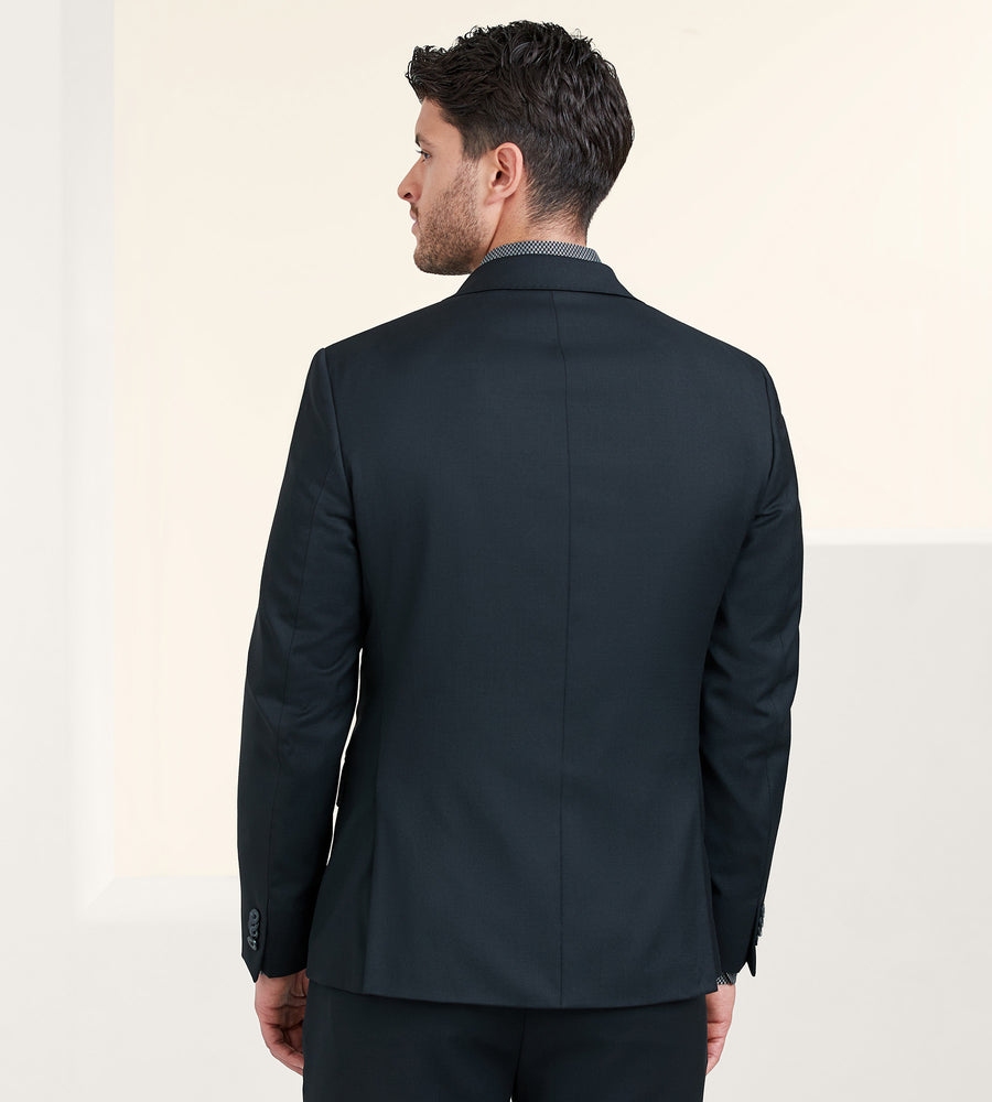 VER262 Slim Fit Stretch Solid Suit - Image 3