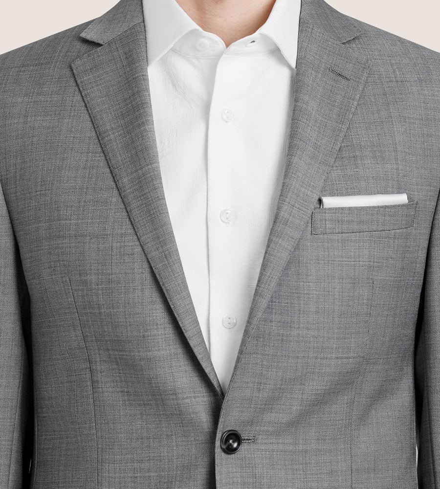 VER268 Slim Fit Stretch Solid Suit - Image 2