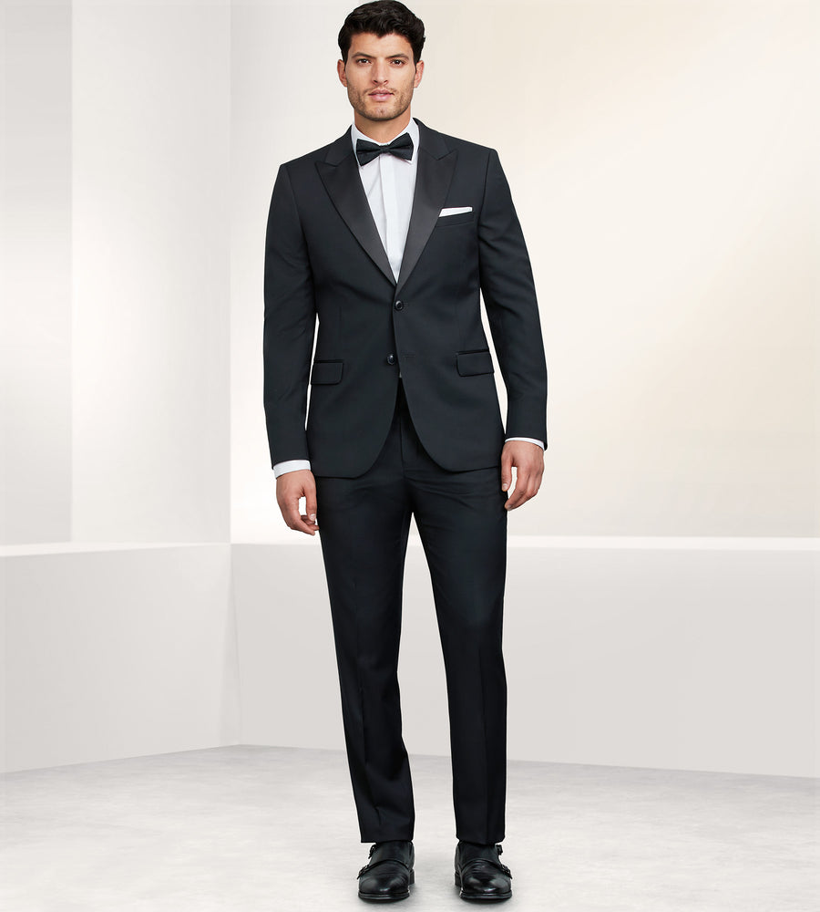 VER263 Slim Fit Stretch Peak Lapel Tuxedo - Image 4