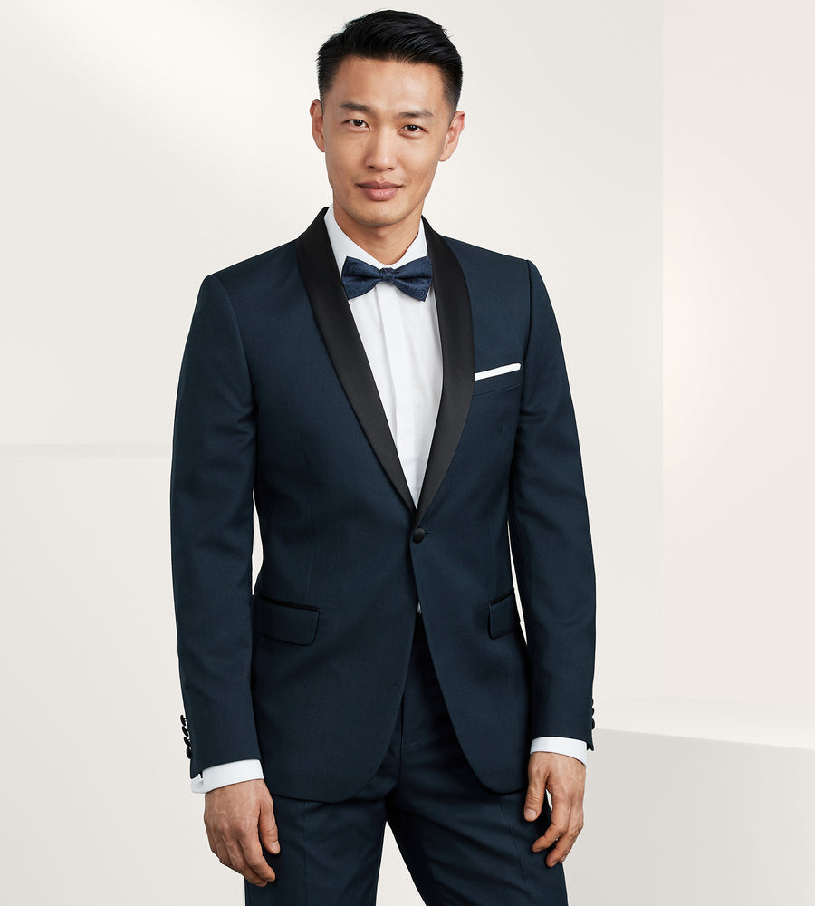 VER265 Slim Fit Stretch Shawl Collar Tuxedo