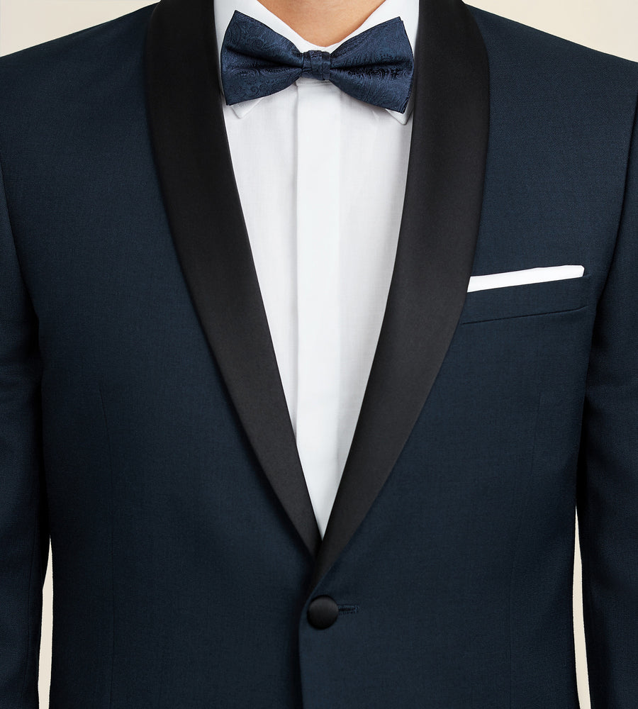 VER265 Slim Fit Stretch Shawl Collar Tuxedo - Image 2