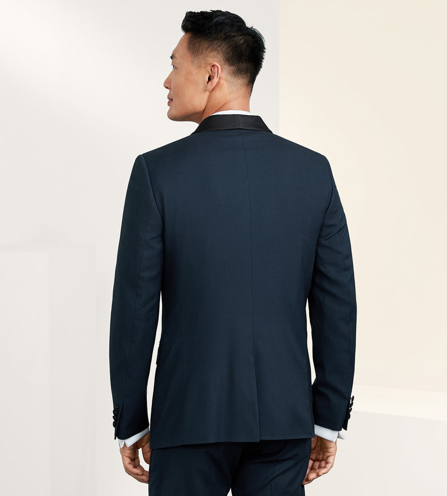 VER265 Slim Fit Stretch Shawl Collar Tuxedo - Image 3