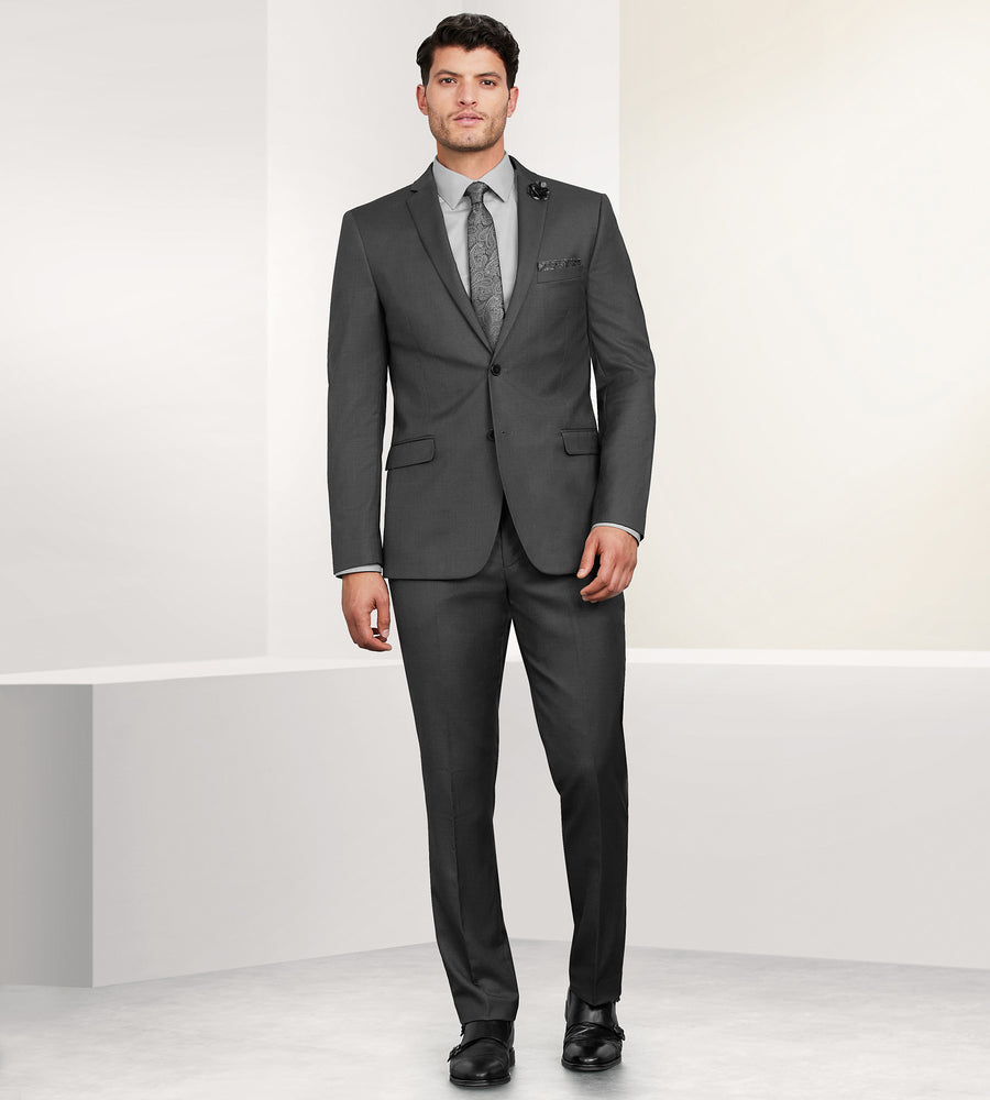 VER267 Slim Fit Stretch Suit - Image 8