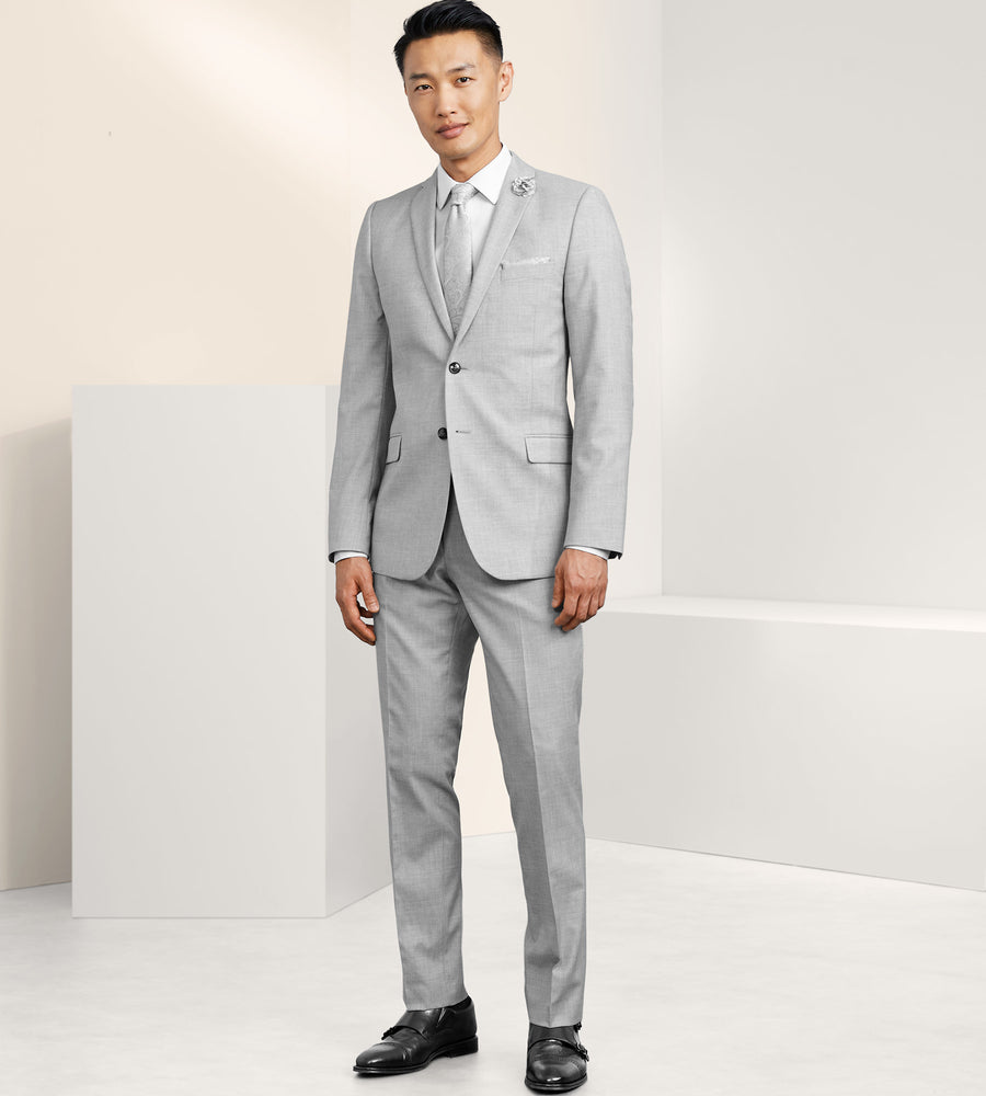 VER266 Slim Fit Stretch Suit - Image 4