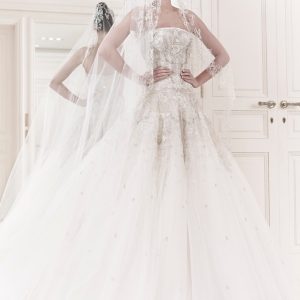 VER232 Heavily Embellished Tulle Ball Gown