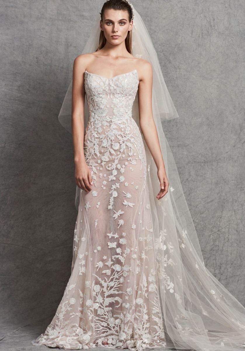 VER235 Heavily Beaded Mermaid Wedding Dress