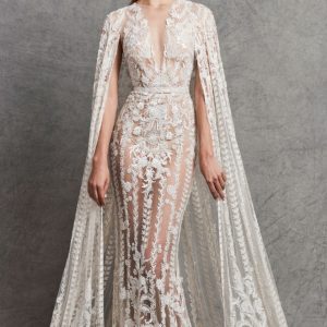 VER237 Fully Embellished Tulle Wedding Dress